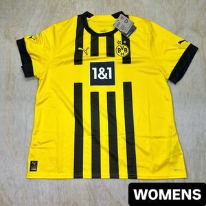 NEW WOMENS Borussia Dortmund BVB Puma Home Replica Jersey XL Yellow Black 765894